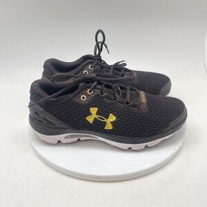 Under Armour Sneakers Womens 7.5 Charged Gemini Brown Running Shoes 3026500-227